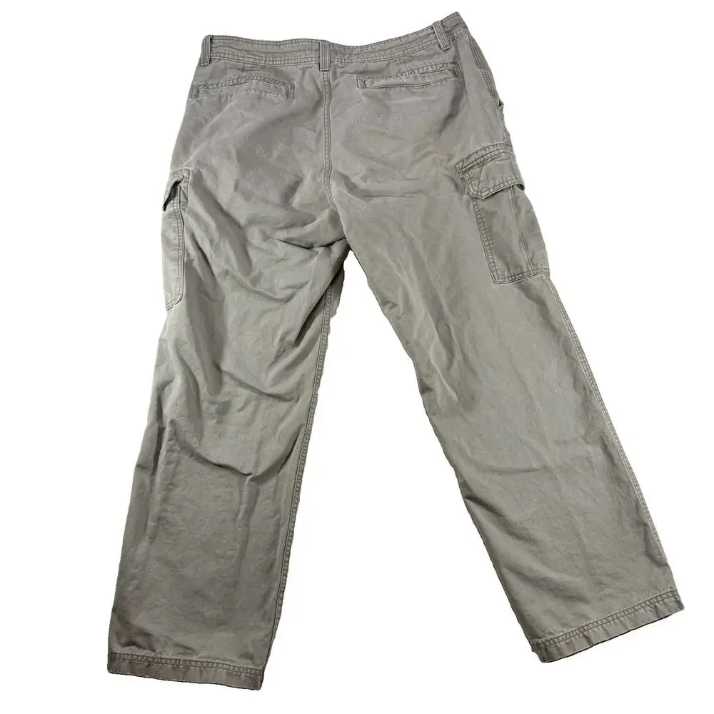 Gander Mountain Guide Series Straight Leg Cargo Pants Men Hiking Outdoors 36x30
